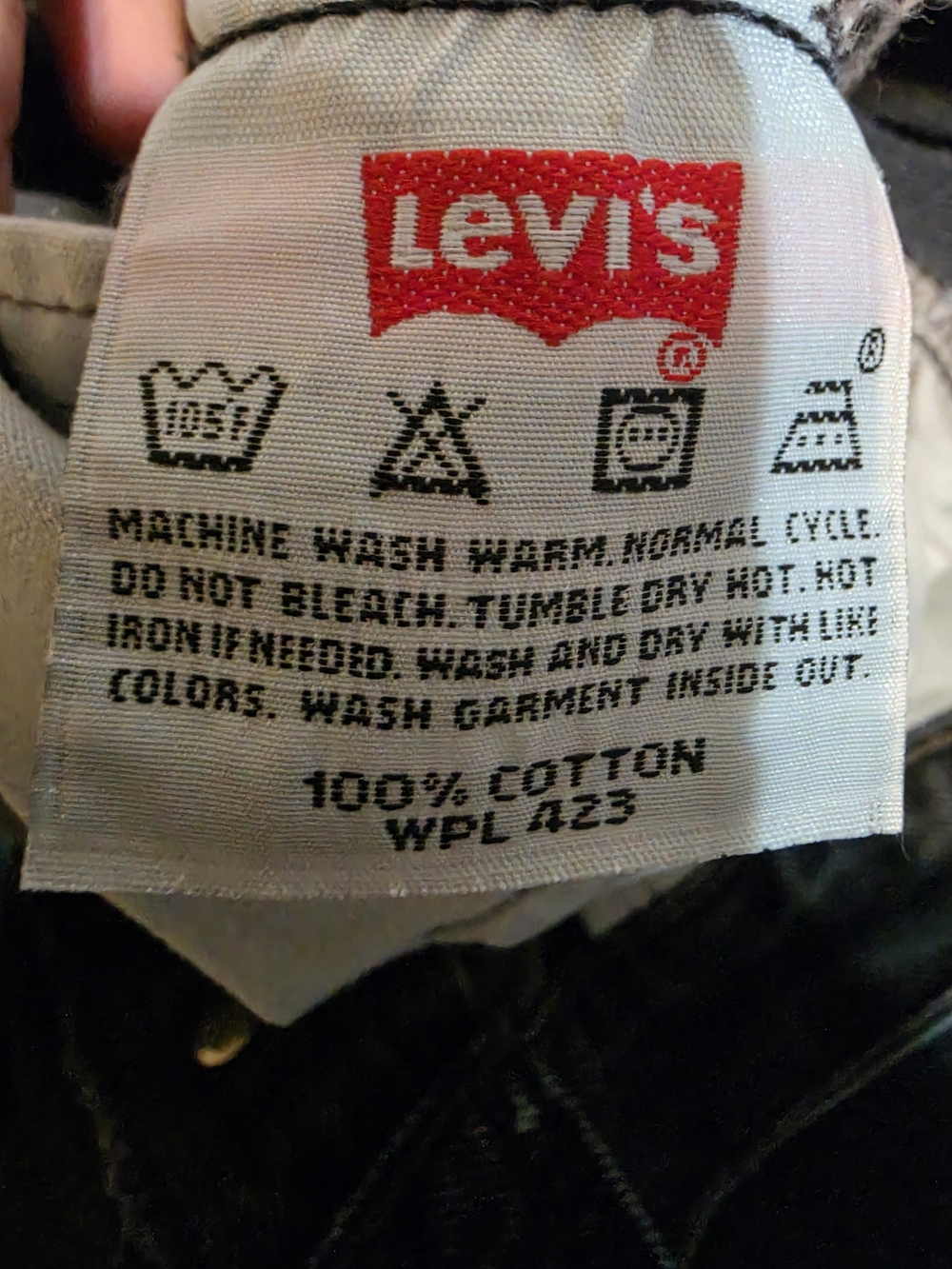 Levi's Black Straight Men’s Jeans - Classic Five-Pocket Denim - Picture 10 of 12